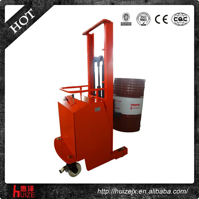 2半電動(dòng)配重油桶車（無底腿，只堆垛，不翻轉(zhuǎn)）