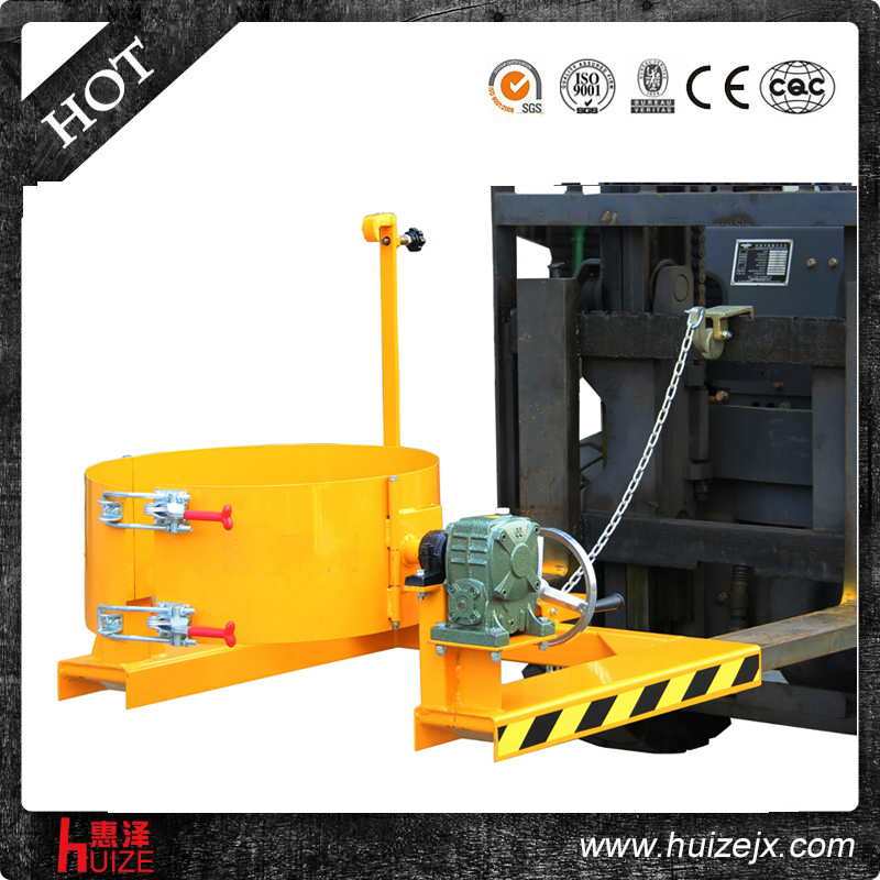 叉車專用倒桶機具（塑鐵桶，手翻轉）